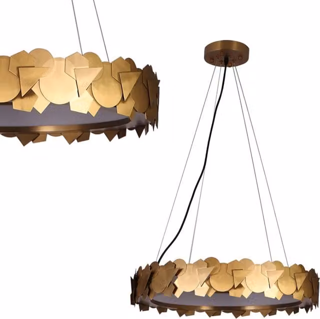 Lampada a sospensione Milagro SOHO LED 24W oro Ø50