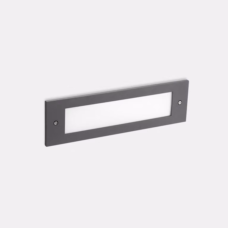 LEDS C4 Micenas, faretto da esterno - 10,4 W, luce bianco caldo, 731 lm, grado di protezione IP66, colore grigio