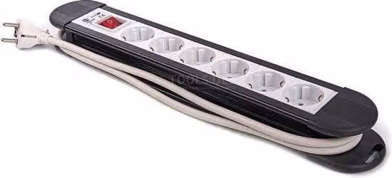 Cavo coassiale a 6 poli, lunghezza 1,5 metri, sezione 3 x 1,5 mm, con interruttore
