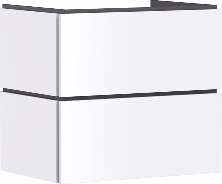 hansgrohe Xilesa E meuble sous-lavabo pour lavabos, 2 tiroirs, 680x470x620mm, 54258700, 54258700