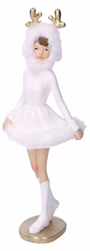 Donna resina ballerina cm 12x9xh32,5