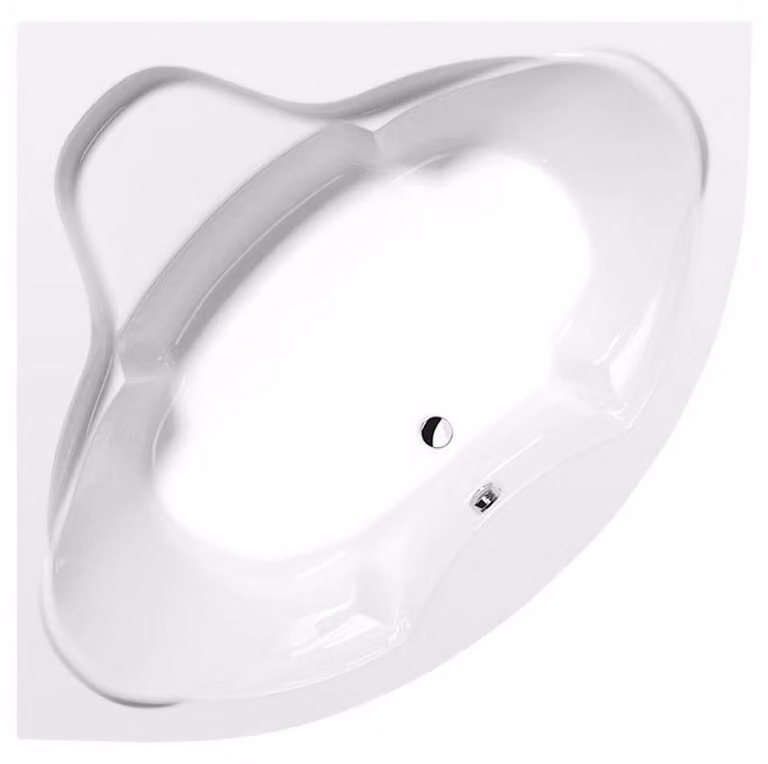 Vasche da bagno Polysan - Vasca da bagno angolare SIMONA, 1500x1500x440 mm, bianco 94111