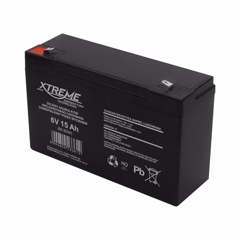 Batteria al gel Xtreme 6V 15Ah senza manutenzione 82-204