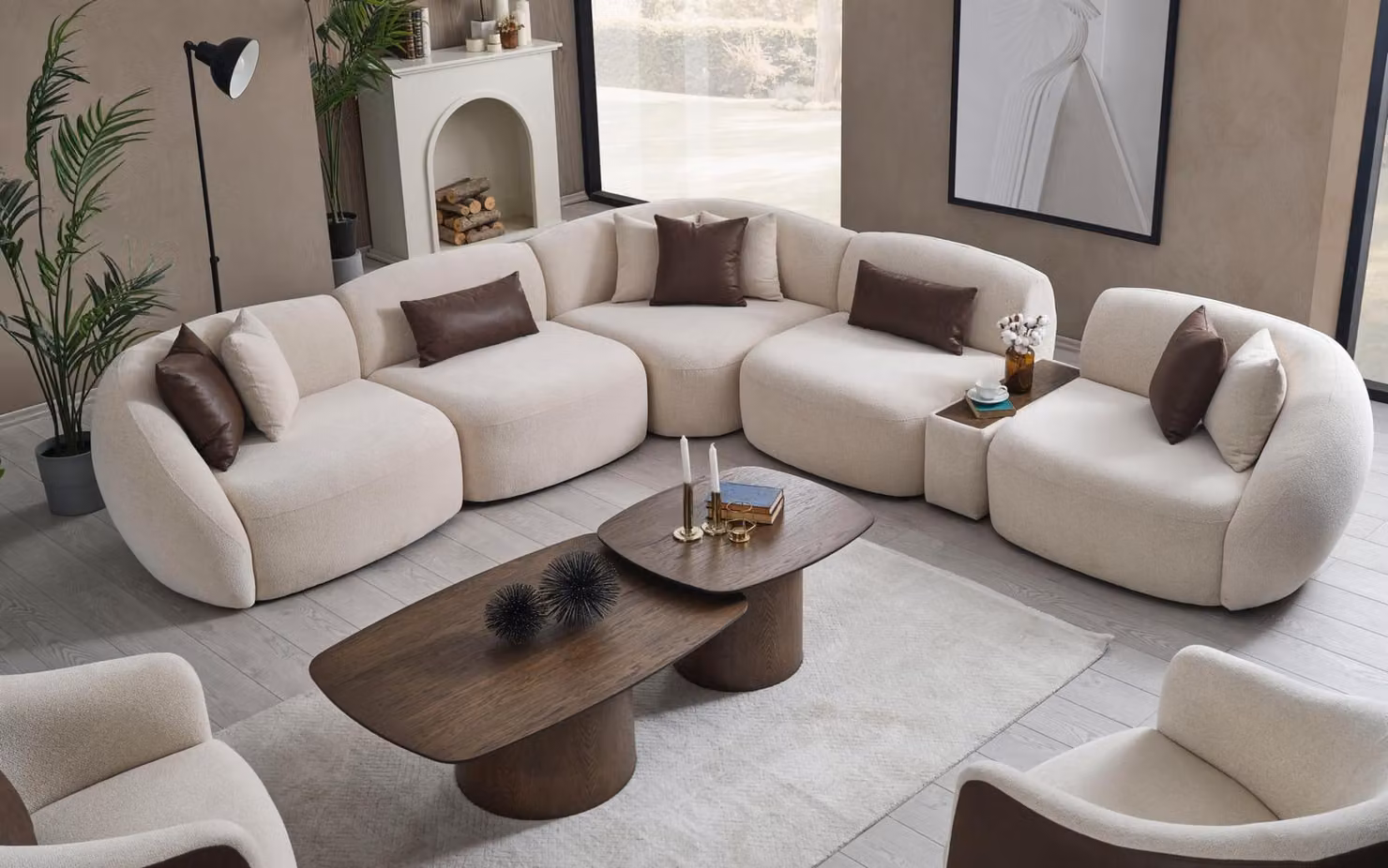 L-förmiges Sofa Sofaecke Eckpolster Couch Wohnlandschaft Sitzlandschaft