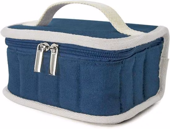 Borsa porta oli essenziali con 15 scomparti, organizer da viaggio per flaconi da 5 ml, 10 ml e 15 ml