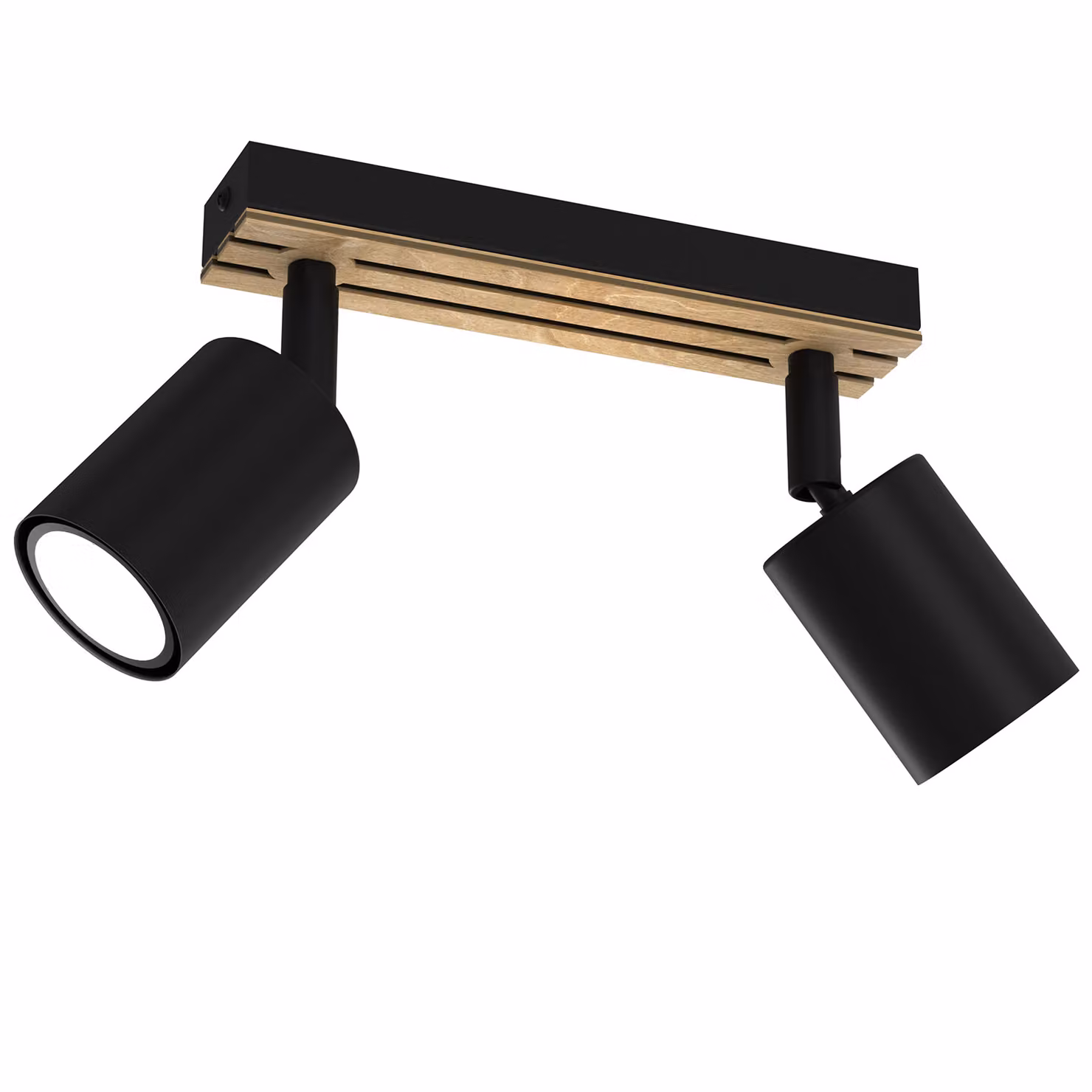 LUMINEX lampada illuminazione Spot Terra line lampada da soffitto nera ruotabile 2
