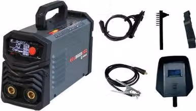 Saldatrice Inverter MMA Helvi Rod Maker 200 Accessoriata Grigia 230 V