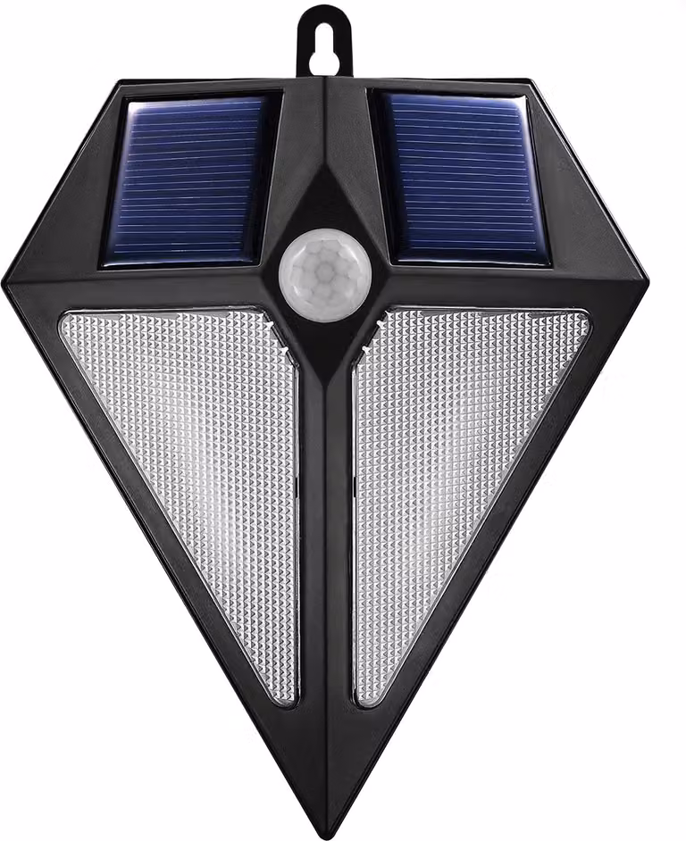 Luce LED solare Lampada da parete Giardino Terrazza Balcone Protezione IP65 3 modalità NUOVO