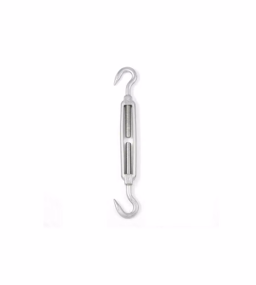 Tenditore gancio - gancio DIN 1480 - M20 acciaio zincato