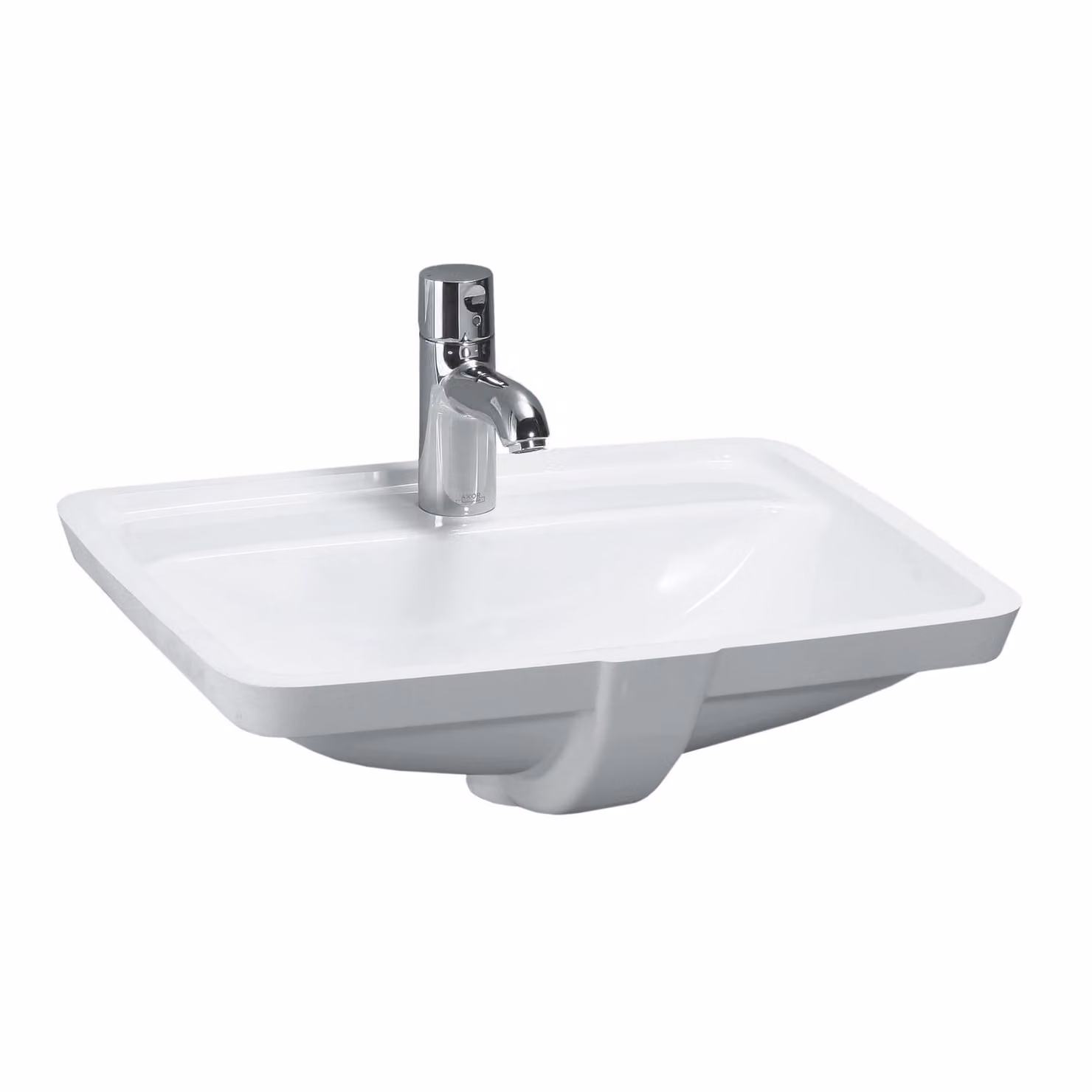 LAUFEN PRO S lavabo encastré, sans trou pour robinet, avec trop-plein, 525x400mm, US fermé, H811966A001091, H811966A001091