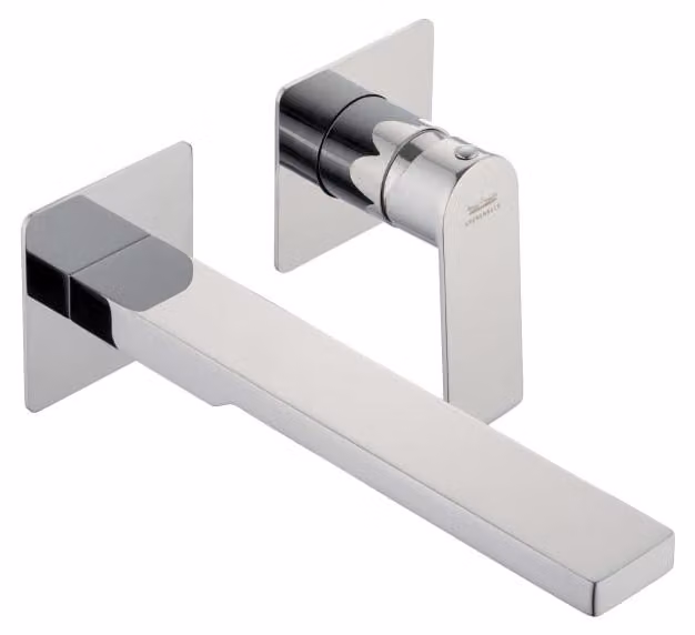 Rubinetto da parete per lavabo Kronenbach Omega 2.0, con estensione di 20 cm, completo di corpo principale