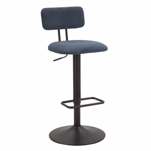 Sgabelli Alti SGABELLO BAR LIGHT NAVY CM 41X47,5X85-106,5(SEDUTA CM 61-83) Mauro Ferretti