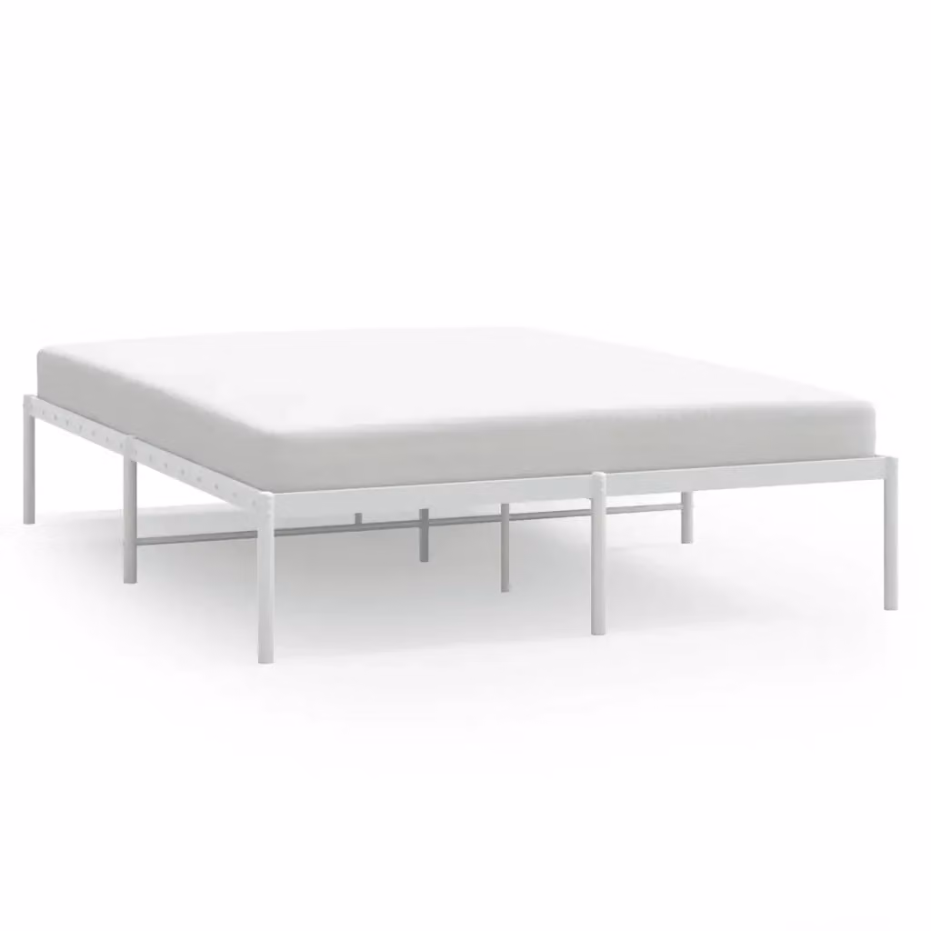 Giroletto in metallo bianco vidaXL L/P: 140 x 200 cm – 2