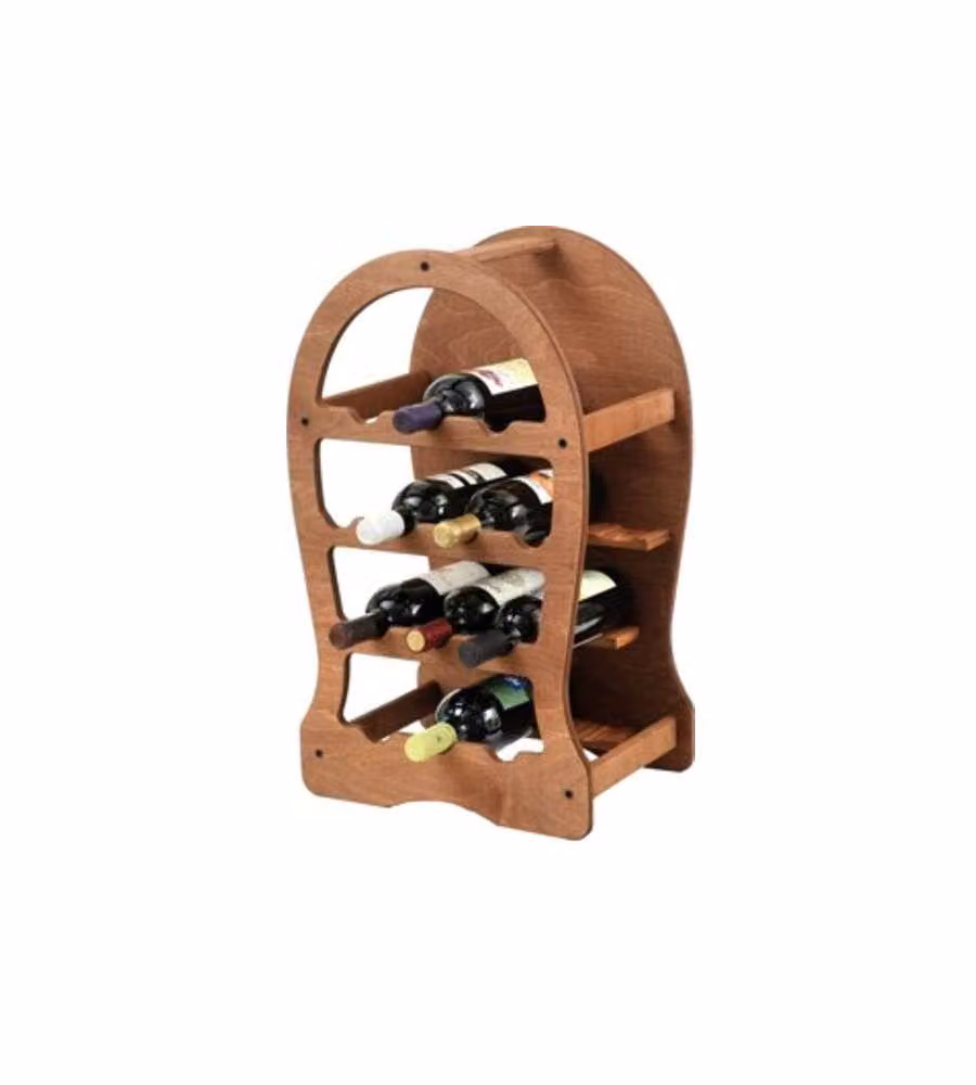 Cantinetta Legno 13 Posti Noce     Cm 37X26,5 H 62