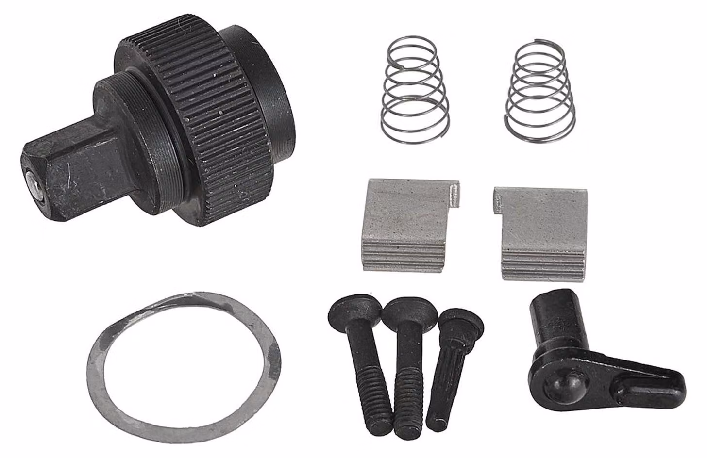 Kit-set riparazione per testa a cricchetto, cricchetto telescopico con testa snodata 1/4''