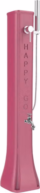 Mini Doccia Solare da Giardino Lavapiedi Miscelatore e Doccetta Mobile Arkema Happy Go Fuxia