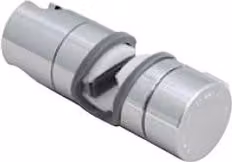 Scorrevole saliscendi in plastica cromata Idro Bric per diametro 20-25 mm
