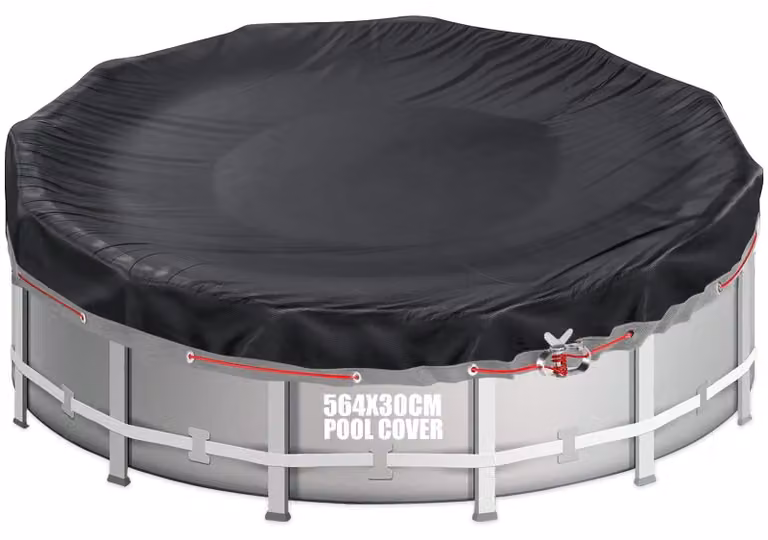 Copertura per piscina rotonda, diametro 564 cm, per protezione