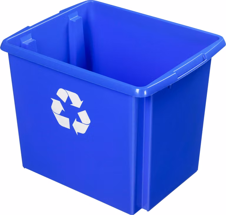 Box Nesta Riciclaggio blu 45 litri.