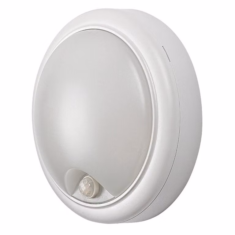 Rabalux Apparecchio LED bianco con sensore di movimento Hitura 15W IP54 77029