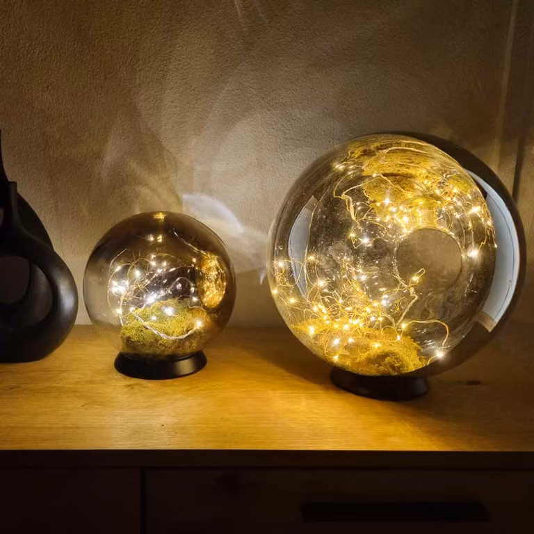 s.luce Orb LED lampada decorativa palla di vetro lampada da tavolo ornamentale lampada da tavolo lampada decorativa