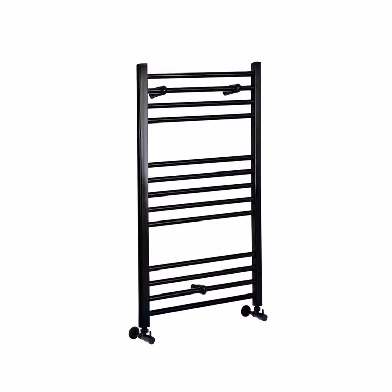 Scaldasalviette Piatto Nero 1000x500mm 390W - Termoarredo Bagno - Nox