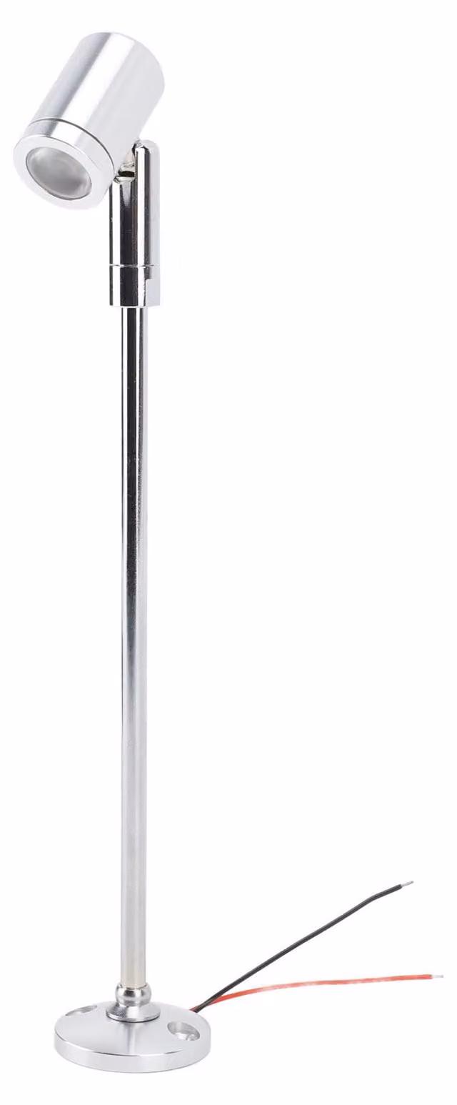 Mini faretti LED per vetrine, illuminazione per espositori, alimentazione DC12V, adatti per armadi verticali, cura degli occhi, dissipazione del calore stabile, colore argento, luce calda