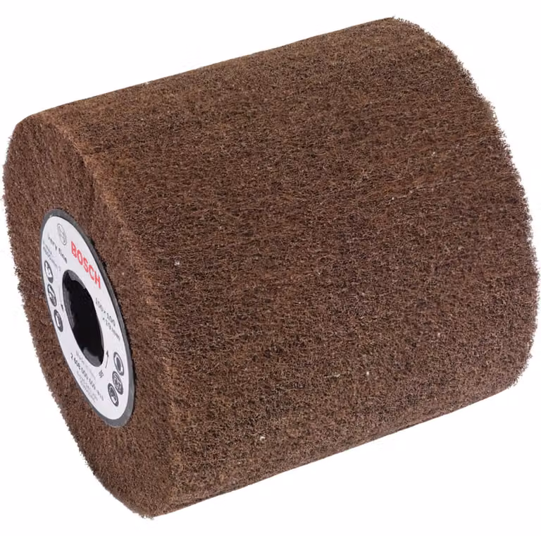 Rullo abrasivo in vello Bosch per satinatura, 19 mm, medio, 100 mm 2608000608