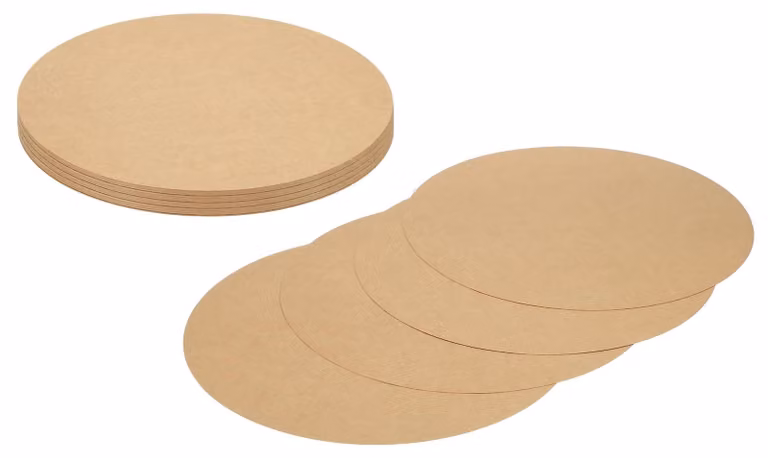 24 cerchi di cartone, diametro 38 cm, grammatura 250 g/m², pretagliati, articoli per hobby e creatività