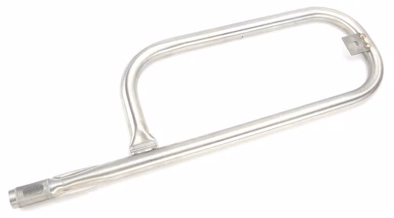 INF Tubo bruciatore per barbecue in acciaio inossidabile 304, compatibile con Weber Q1200/Q1000/Q100/Q120, ricambio 17 Inch per modelli Baby Q