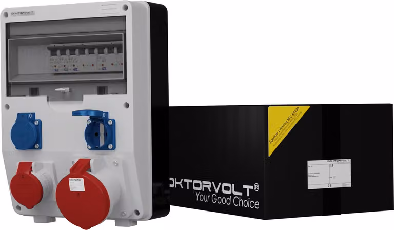 Distributore di potenza TD-S 1x63A 1x16A 2x230V Doktorvolt® 0397