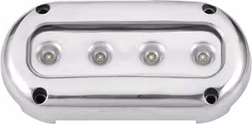 Allpa Led Niro 316 illuminazione subacquea, montaggio in superficie, 68lm, blu, Ip68