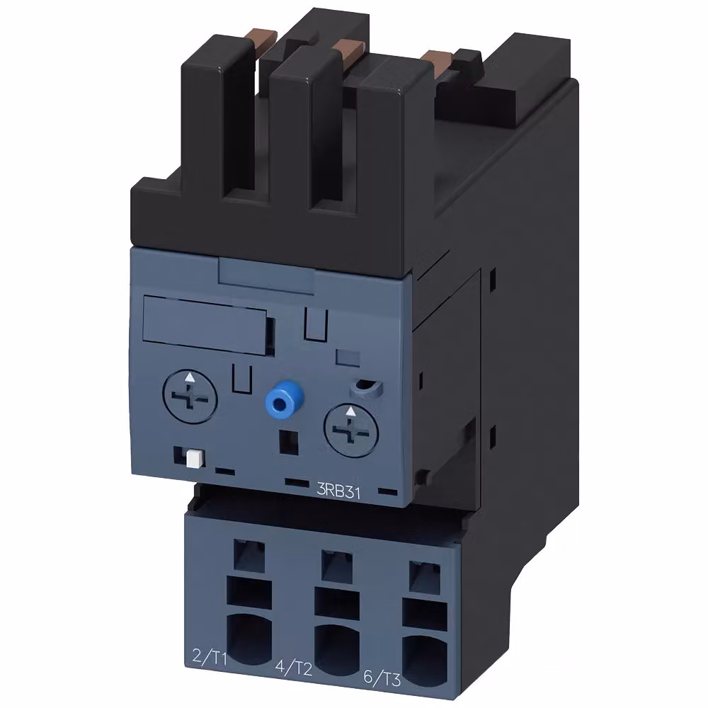 Relè di sovraccarico Siemens 1-4 A, protezione motore S0, Classe 5-30, montaggio su contattore 3RB31234PE0