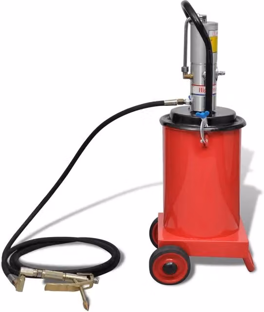 Airpress Iniettore Pneumatico di Grasso Rosso 12 L 140651