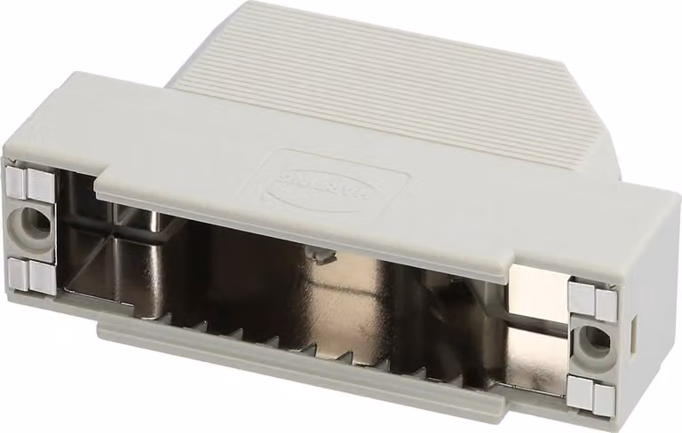HARTING D-Sub Custodia in plastica con schermatura metallica adatta per inserto D-Sub a 50 poli laterale - 1 pezzo