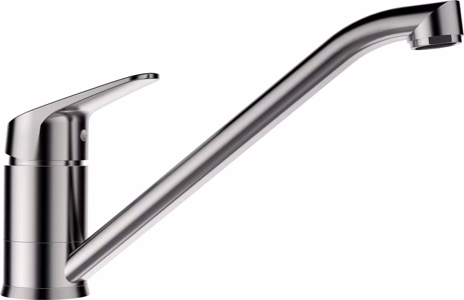 Miscelatore a leva per lavabo Schock Evinas in acciaio inox 577000EDM