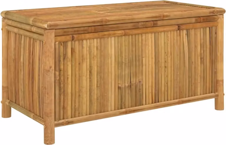 Contenitore Portaoggetti da Giardino 110x52x55 cm in Bambù