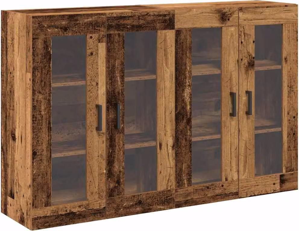 Armadi da Parete 2 pcs Legno vecchio 69,5 x 34 x 90 cm