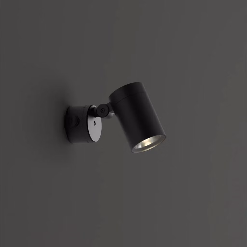 Applique LED O-Zone Ideal Lux Nera con Luce Calda 3000K, Dimmabile e IP66 per Esterno e Giardino – 2