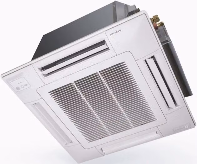 Climatizzatore Condizionatore Hitachi a Cassetta 4 Vie Inverter 9000 Btu RAI-25RPE R-32 Bianco con Griglia Inclusa e Wi-Fi Opzionale – 2