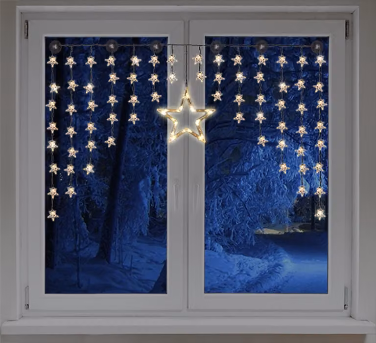 HI tenda luminosa stelle Fairy 90 LED