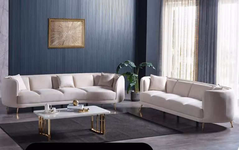 Couch Hochwertig Sofagarnitur 4 3 Sitzer Garnitur Design Moderne Sofa Couchen