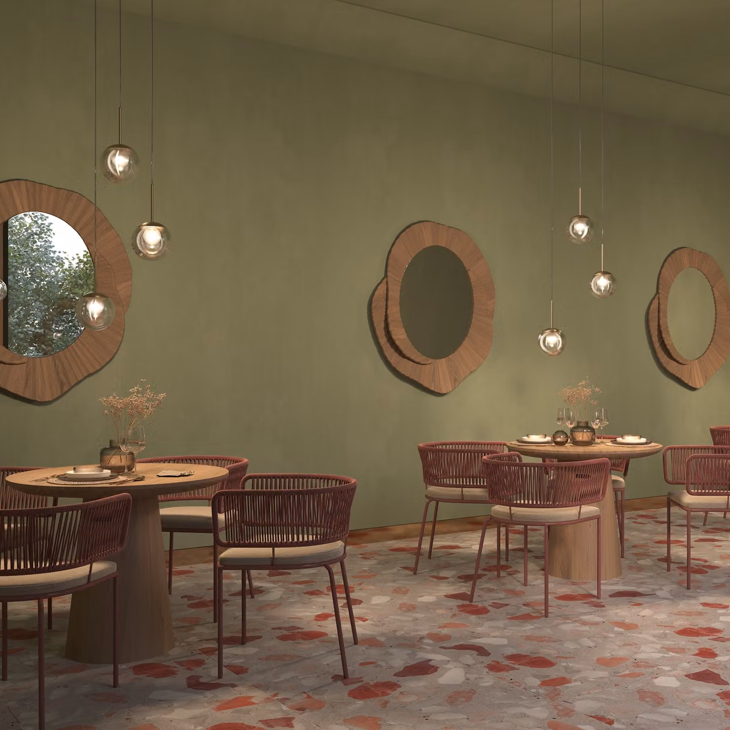 Lampada a sospensione a sfera in vetro oro Ø15 cm Forma base 1xG9 20W Maytoni