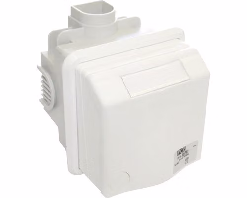 Presa di corrente IP44 5x16 da incasso, bianco