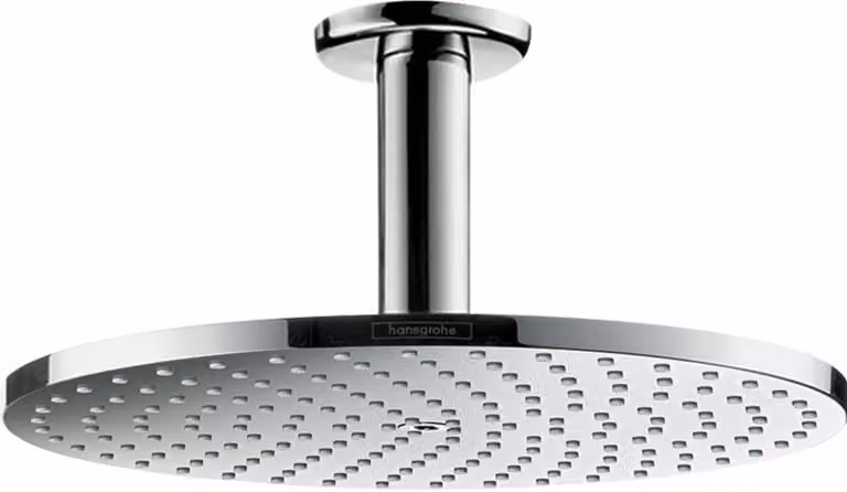 douche de tête Raindance S 240 1 jet PowderRain avec raccord au plafond, chromé, 27620000, 27620000