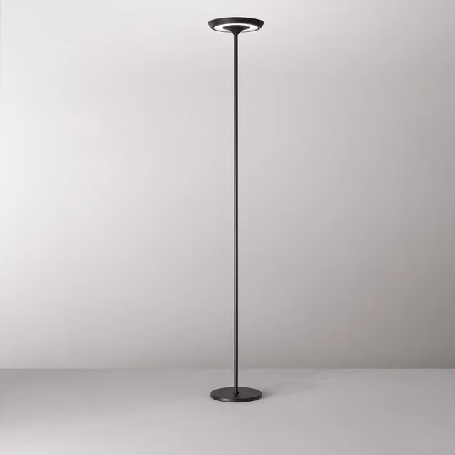 Piantana Moderna Balance Perenz in Metallo Nero con LED da 25W Dimmerabile IP20