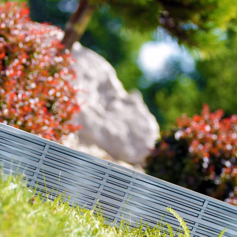 Bordo per prato Deuba in plastica per giardino ornamentale disponibile in marrone, grigio o terracotta – 4