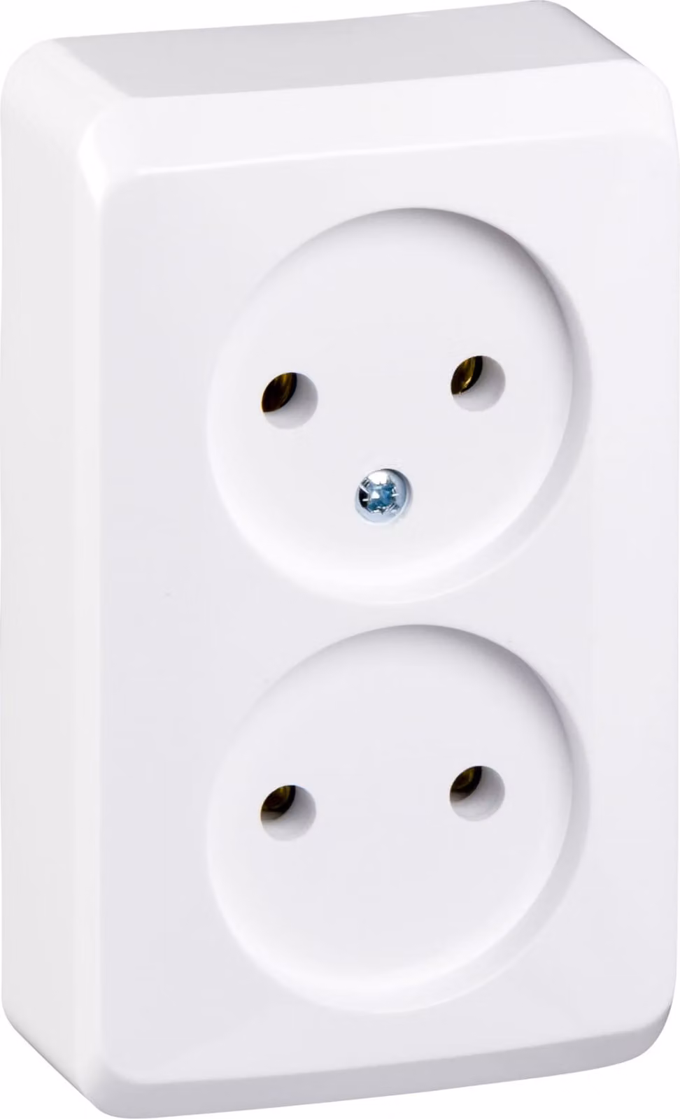 Presa doppia 2P bianca senza messa a terra Prima Schneider Electric WDE001040