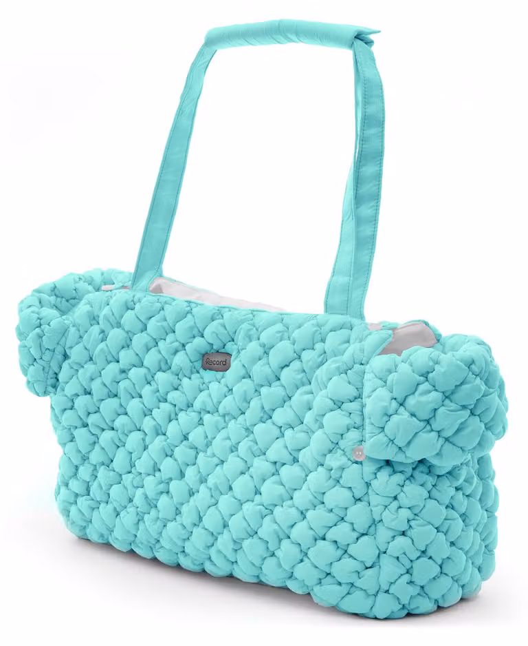 Borsa trasportino per cani e gatti, modello "Cloud", con effetto texturizzato