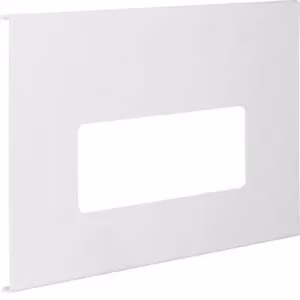 Hager L92339016, Piastra di montaggio, Bianca, Cloruro di polivinile (PVC), 230 mm